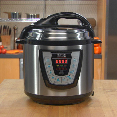 Harvest Direct Pressure Pro Pressure Cooker Size: 8 Quart, Color: Black