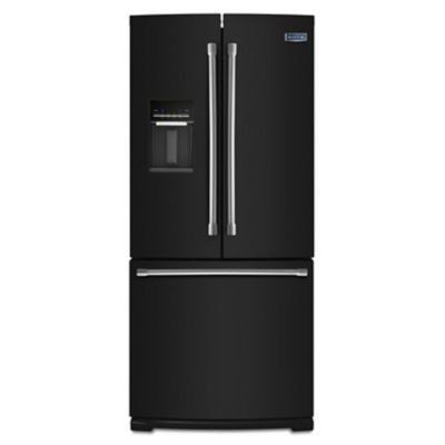 Maytag MFW2055DRE 19.6 Cu. Ft. Black French Door Refrigerator