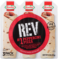 Hormel™ REV™ #1 Pepperoni Pizza Snack Wraps 9 oz Tray