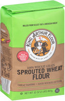 King Arthur Flour 100% Whole Grain Sprouted Wheat Flour 2 lb. Bag