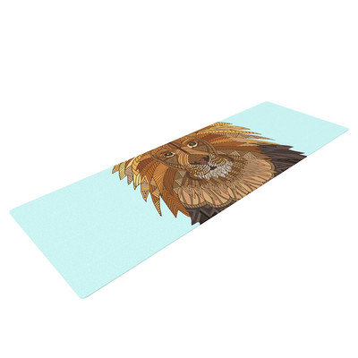 Kess Inhouse Lion by Art Love Passion Yoga Mat