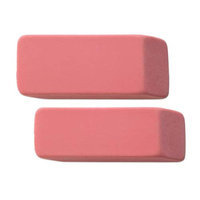 Integra Pink Pencil Erasers, Beveled End