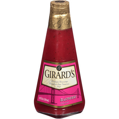 Girard's® Raspberry Dressing 12 fl. oz. Glass Bottle