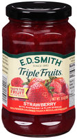E.D. Smith® Triple Fruits® Strawberry with Raspberry & Plum Fruit Spread 15 oz. Jar