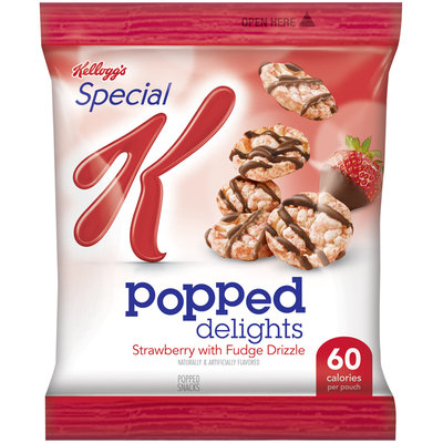Special K® Kellogg's Popped Delights™ Strawberry with Fudge Drizzle Popped Snacks