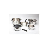 Galleyware Company Nesting Stainless Steel 12 Piece Cookware Set