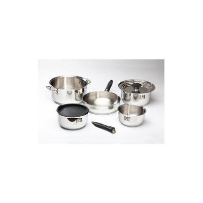 Galleyware Company Nesting Stainless Steel 12 Piece Cookware Set
