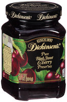 Dickinson's® Pure Black Sweet Cherry Preserves 10 oz. Jar