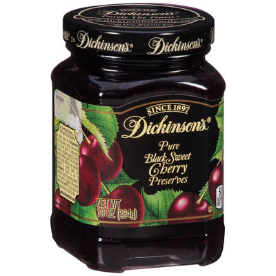 Dickinson's® Pure Black Sweet Cherry Preserves 10 oz. Jar