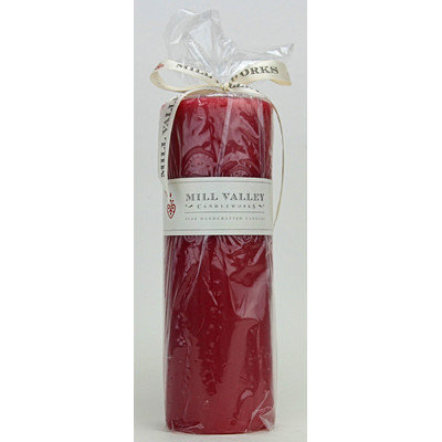 Mill Valley Candleworks Dusty Rose Scented Pillar Candle Size: 9