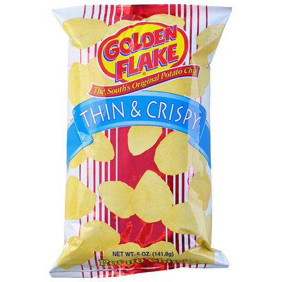 Golden Flake® Thin & Crispy Potato Chips 5 oz. Bag