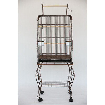 YML Open Top Parrot Cage with Stand
