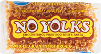 No Yolks® Cholesterol Free Egg White Pasta 12 oz. Bag