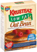 Krusteaz Oat Bran Complete Low Fat Pancake Mix 24 Oz Box