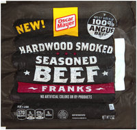 Oscar Mayer Hardwood Smoked Seasoned Beef Franks 6 ct Pack