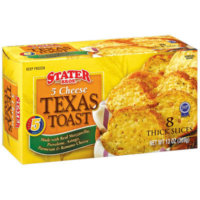 Stater Bros. 5 Cheese 8 Ct Thick Slices Texas Toast 13 Oz Box