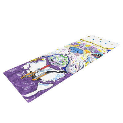 Kess Inhouse Niko by Rebecca Fischer French Bulldog Yoga Mat