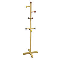 ORE International Kids Primary-Color 8-Peg Coat Rack