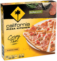 CALIFORNIA PIZZA KITCHEN Crispy Thin Crust Pizza Sicilian Recipe Small Pizza