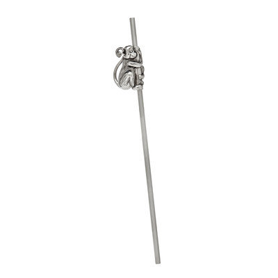 Godinger Silver Art Monkey Drinking Straw