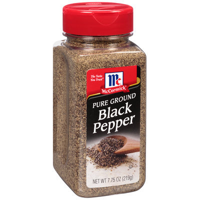 McCormick® Pure Ground Black Pepper 7.75 oz. Shaker