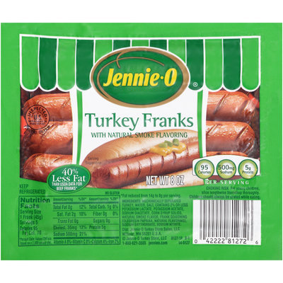 Jennie-O® Turkey Franks with Natural Smoke Flavoring 8 oz. Pack