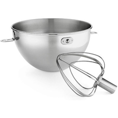 KitchenAid 3-Qt. Stainless-Steel Bowl & Combi-Whip Set, KN3CW
