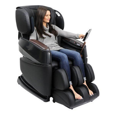 Ogawa Smart 3D Zero Gravity Reclining Massage Chair Upholstery: Black