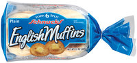 Schnucks Plain Fork Split English Muffins 6 Ct Bag