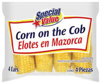 Special Value On The Cob Corn 4 Ct Bag