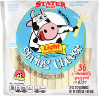 Stater Bros. Low Moisture Part Skim Mozzarella Light String Cheese 36 ct Bag