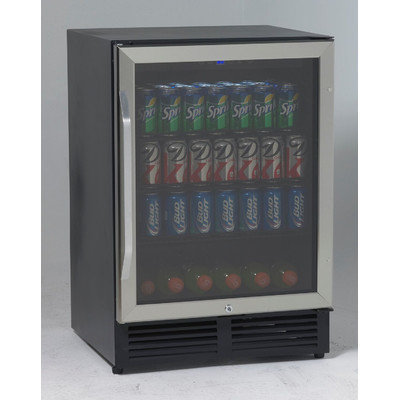 Avanti BCA516SS 24 Stainless Steel Undercounter Built-In Compact Beverage Center