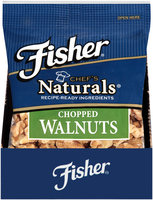 Fisher® Chef's Naturals® Chopped Walnuts 2 oz. Bag