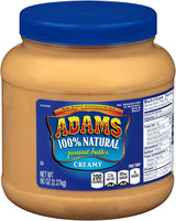 Adams® 100% Natural Creamy Peanut Butter 80 oz. Jar