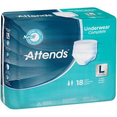 APP0730 Attends® Underwear Complete Large, 18 count