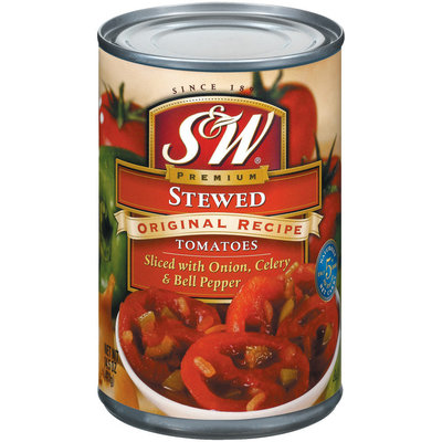 S&W® Stewed Original Recipe Sliced Tomatoes 14.5 oz. Can