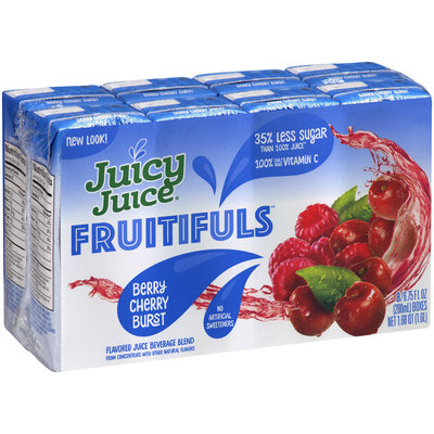 Juicy Juice® Fruitifuls™ Berry Cherry Burst Flavored Juice Beverage Blend 8-6.75 fl. oz. Boxes