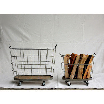Creative Co-op Casual Country 2 Piece Laundry Basket Set