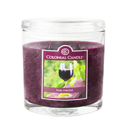 Fragranced in-line Container CC008.584 8oz. Oval Fine Merlot