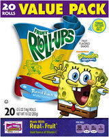 Fruit Roll-Ups™ SpongeBob SquarePants Tropical Punch Fruit Flavored Snacks