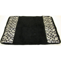 Sweet Home Collection Mosaic Stone Banded Bath Rug