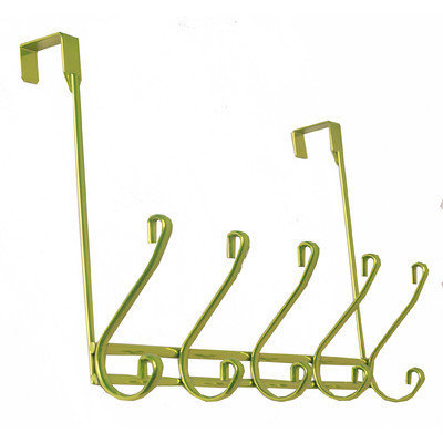 Richards Homewares Vibrance 2 x 5 Over the Door Hook Finish: Green