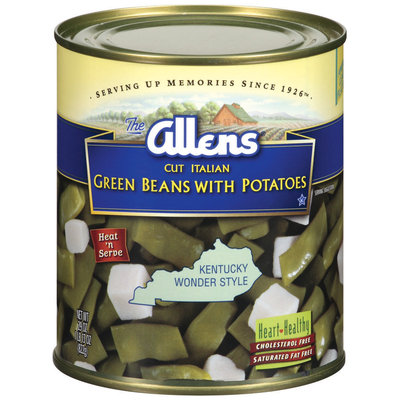 The Allens Cut Italian Green Beans W/Potatoes 29 Oz Can