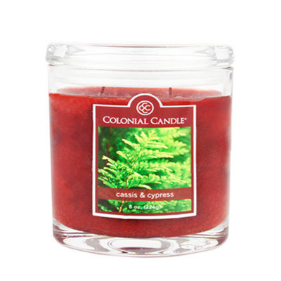 Fragranced in-line Container CC008.2852 8oz. Oval Cassis and Cyprus - Pack of 4