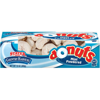 Stater Bros. Country Harvest Mini Powdered Donuts 13 Oz Box