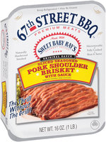 67th Street BBQ™ Sliced Seasoned Pork Shoulder Brisket with Sauce 16 oz. Tray