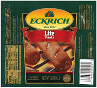 Eckrich Lite Franks 10/1 Lb Franks