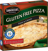 Sabatasso's® Pizzeria Gluten Free Four Cheese Pizzas 2 ct Box