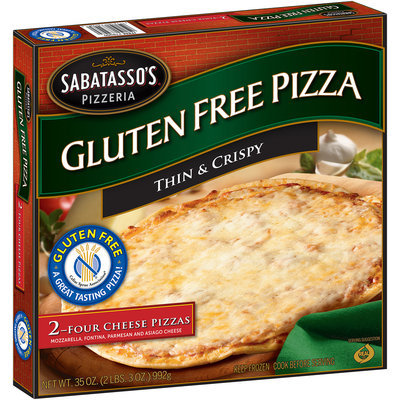Sabatasso's® Pizzeria Gluten Free Four Cheese Pizzas 2 ct Box
