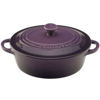 Le CreusetA Mini Oval Stoneware Cocottes in Cassis